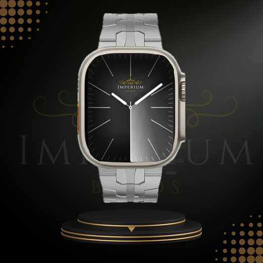 Silver Elegance V10 Bands™ for Apple Watch