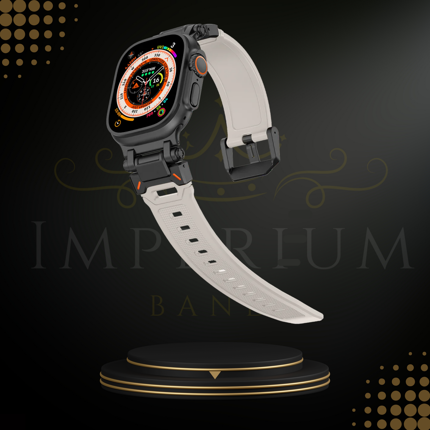 New LuxeFusion™ Titanium Head Silicone Band for Apple Watch