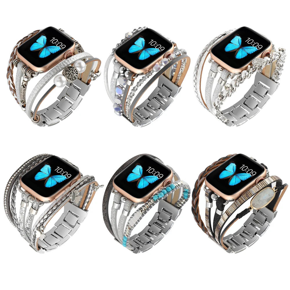 Stainless Steel Bracelet for Women's Apple Watch